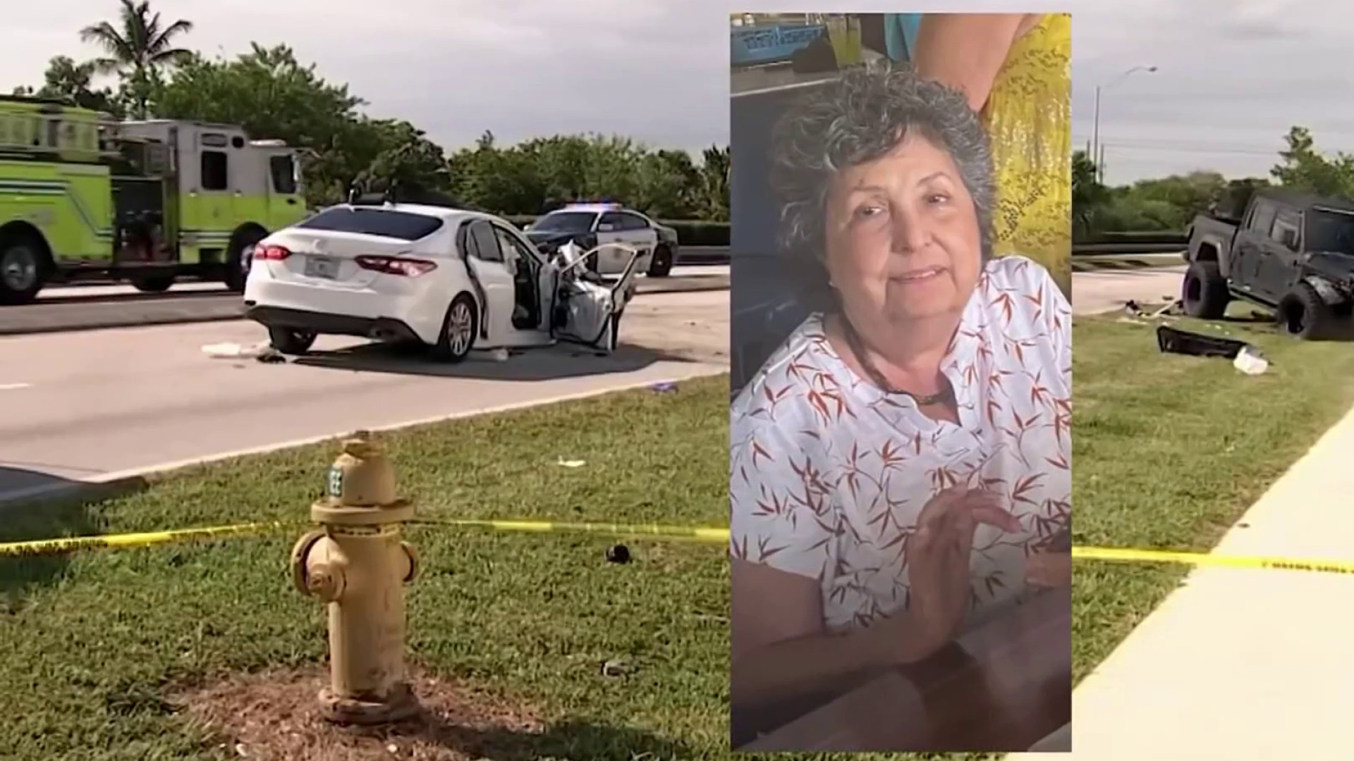 77-year-old Woman Killed In Bird Road Crash Involving Firefighter ...