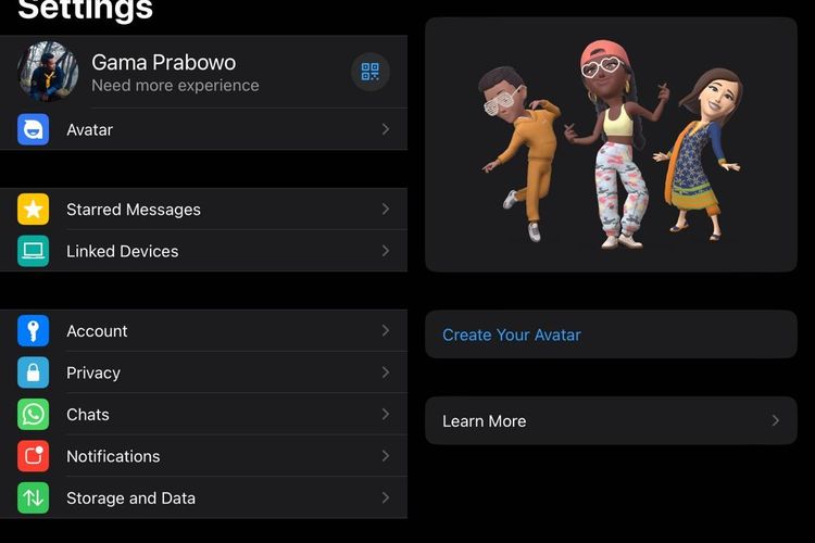 Cara Membuat Avatar WhatsApp, Bisa Untuk Sticker Dan Foto Profil
