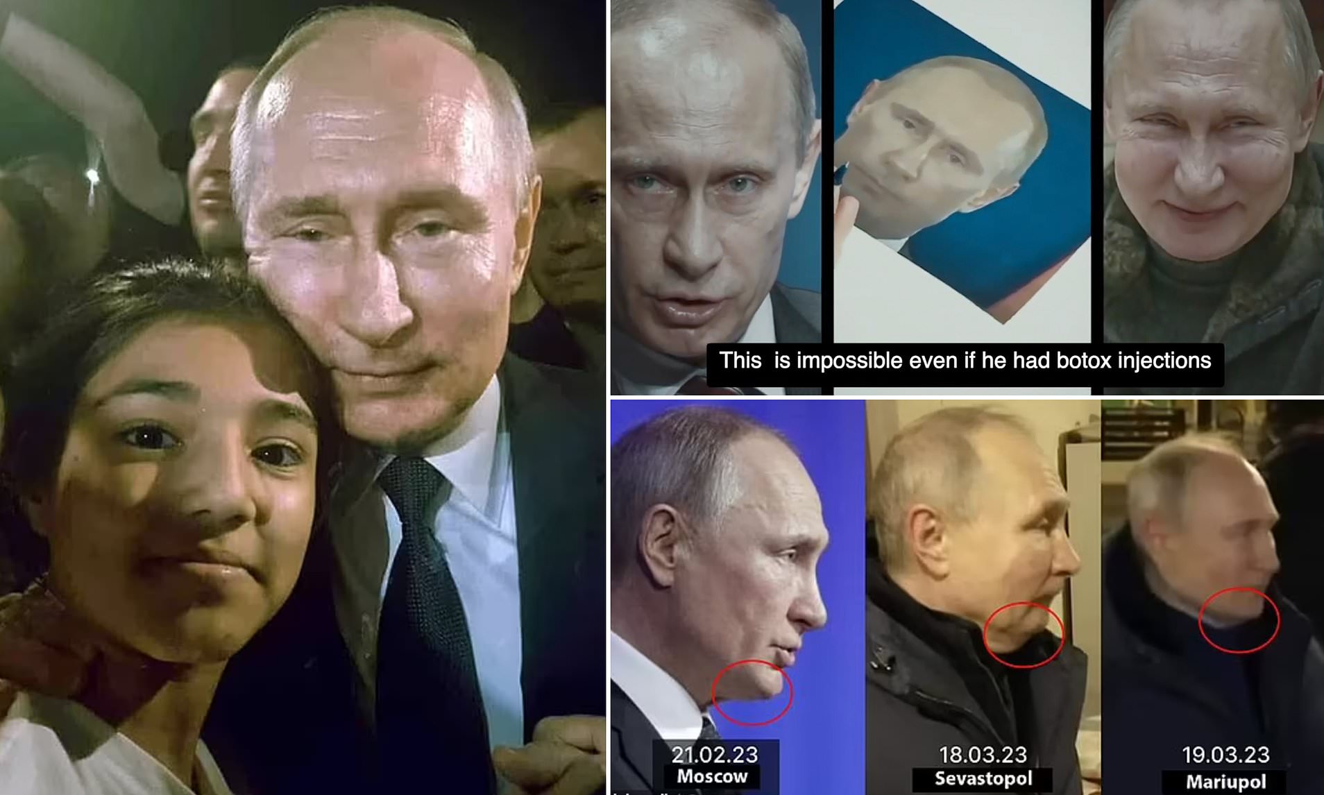 Ukraine Insists Putin Is Using At Least Three Body Doubles Who Are Kept ...