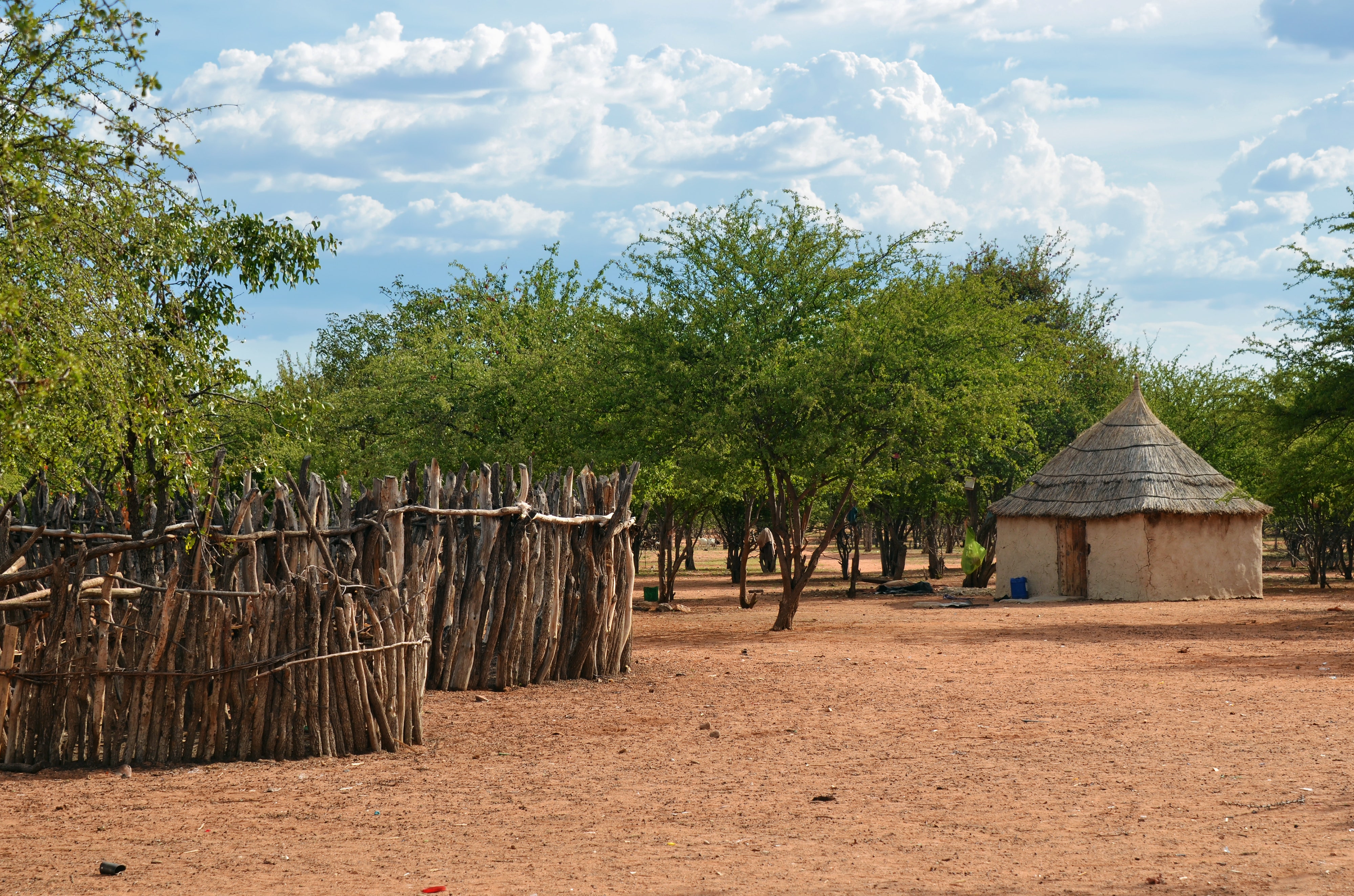 If you travel through the Zambezi Strip of Namibia, you’ll see villages of round mud huts topped with conical thatched roofs. These examples of vernacular architecture are found throughout the continent and utilize readily available materials. Many of the river lodges in the area, which cater to tourists on river safaris or exploring nearby game parks, also feature thatched roofs.<p>Sign up for our newsletter to get the latest in design, decorating, celebrity style, shopping, and more.</p><a href="https://www.architecturaldigest.com/newsletter/subscribe?sourceCode=msnsend">Sign Up Now</a>