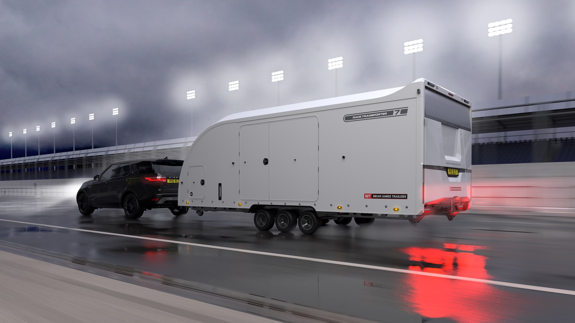 new lightweight trailer is designed for heavy suvs and electric cars