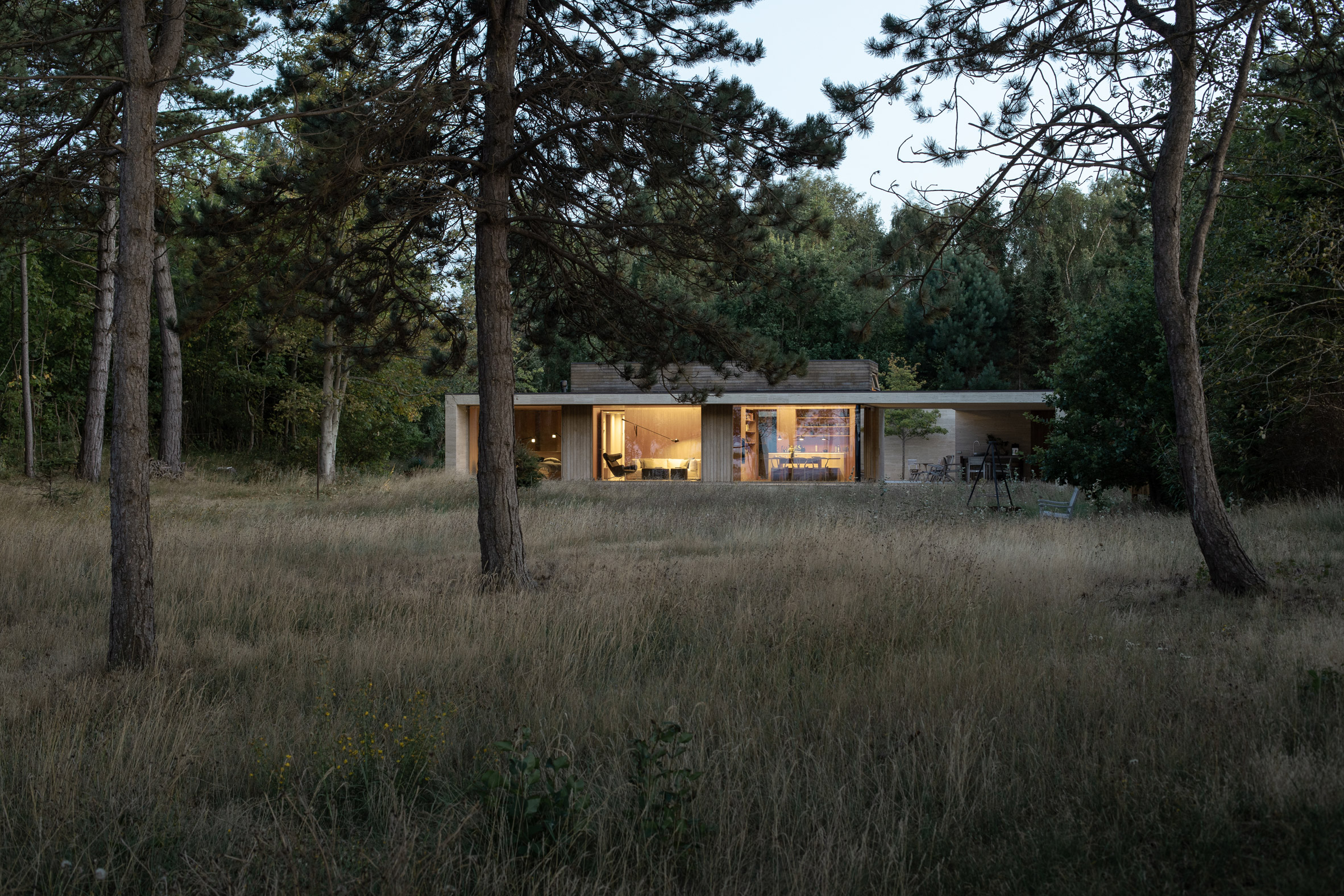 Vollerup Atrium House Is A Monolithic Summerhouse On The Danish Coast