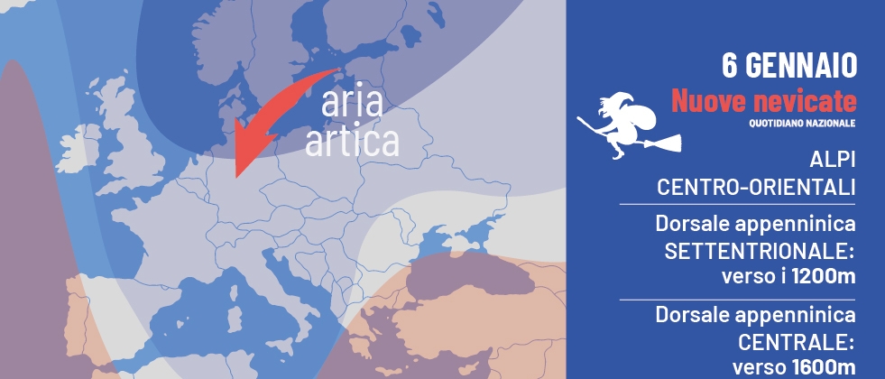 Meteo Epifania 2024, Arriva Il Ciclone Della Befana. Neve Abbondante ...