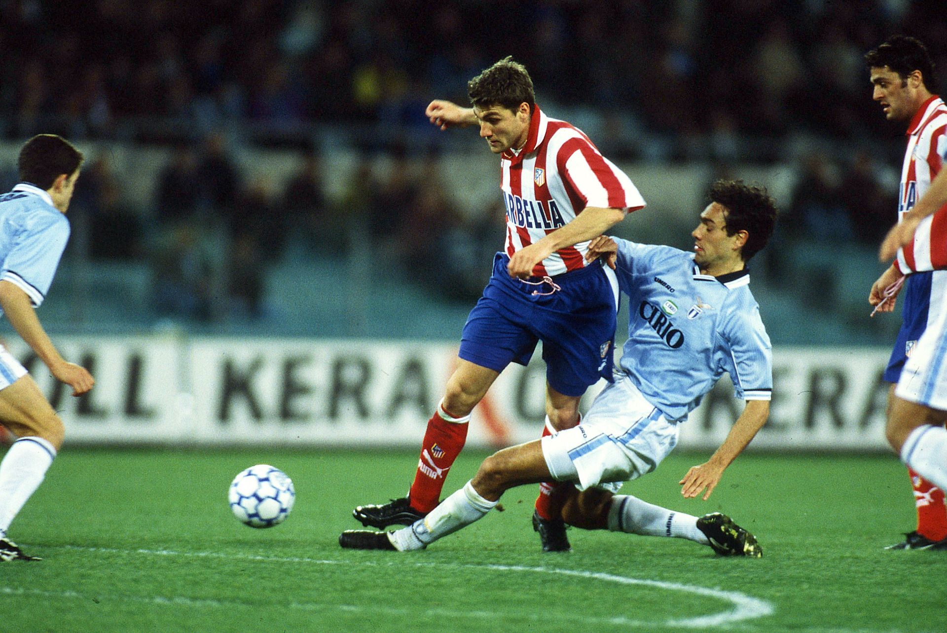 <p>                     Christian Vieri features frequently among the biggest transfers of the 1990s and one of those moves saw the Italy striker sign for Atletico Madrid in 1997.                   </p>                                      <p>                     Vieri was surprisingly sold to Atletico for €17.56 million and joined Juninho at the Spanish side in an exciting summer spree, but after 24 goals in 24 La Liga games, he returned to Serie A with Lazio a year later.                   </p>