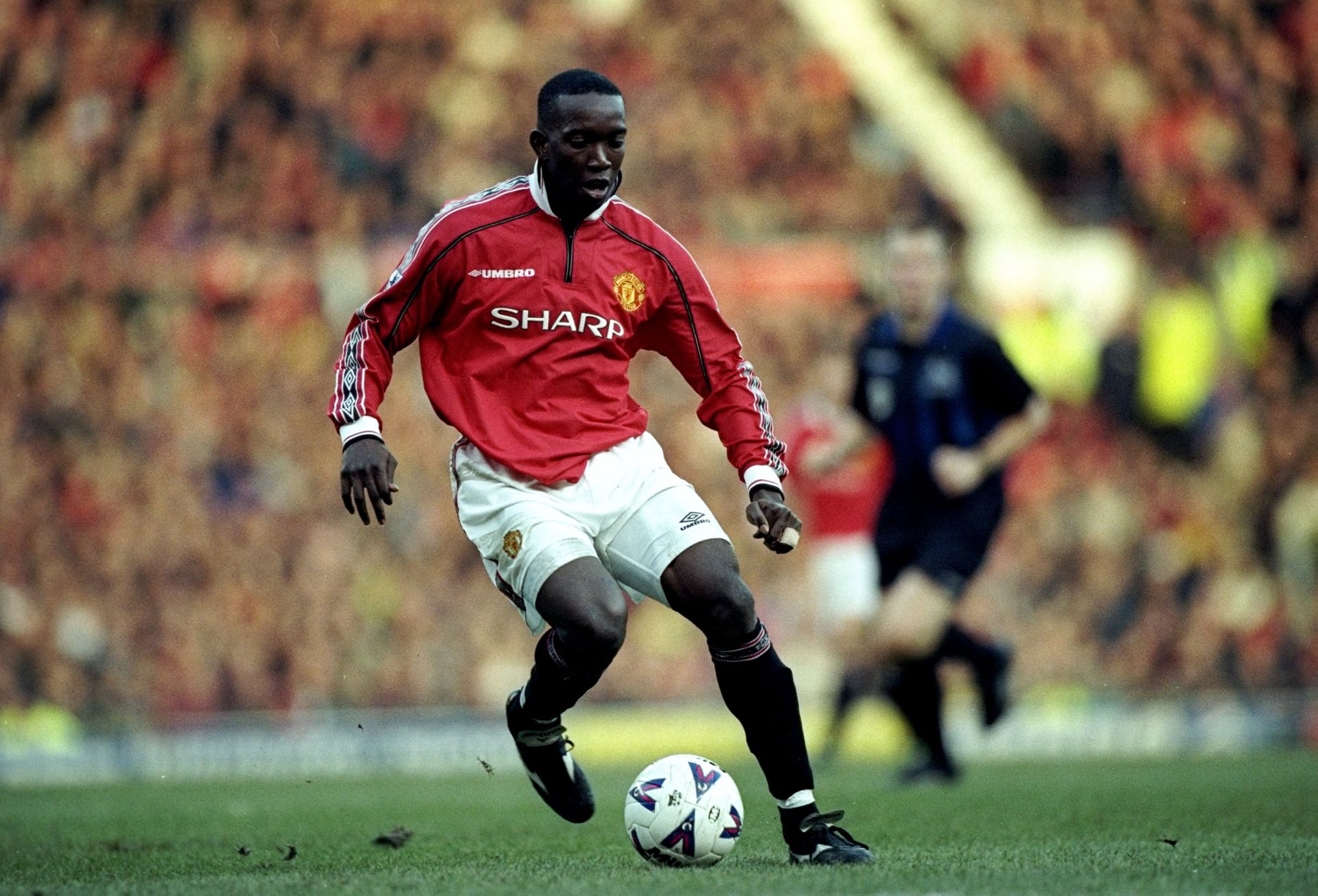 <p>                     Dwight Yorke was offered a trial at Aston Villa by Graham Taylor after the club's former manager spotted him in action on a tour of the West Indies.                   </p>                                      <p>                     After nine years at Villa Park, Yorke moved to Manchester United for a fee of £12.6 million (around €19.5m) in 1998 and formed an exciting partnership with Andy Cole as the Red Devils won the treble in his first season. After 65 goals in 152 games, Yorke joined Blackburn Rovers in 2002.                   </p>