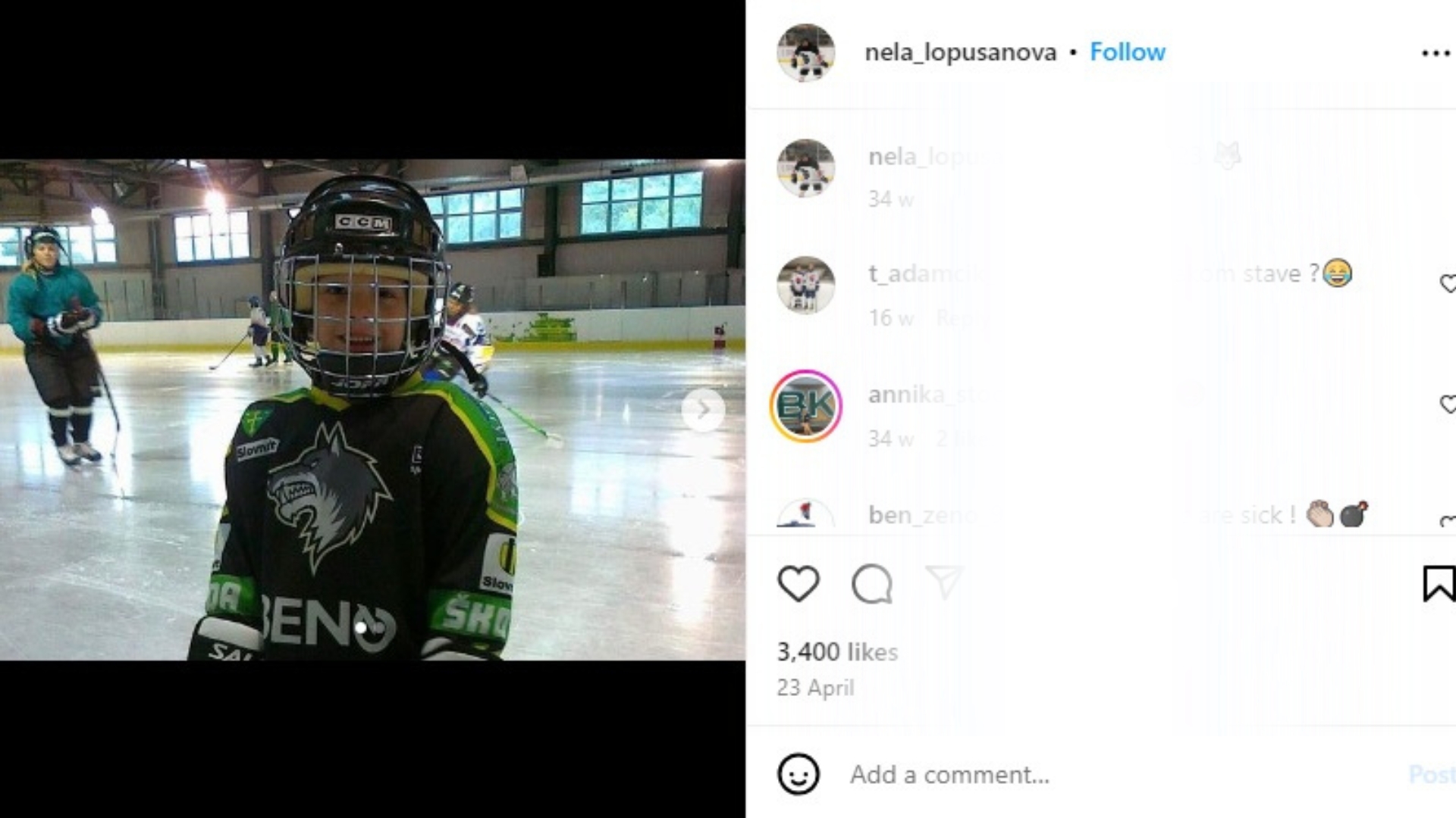 Nela Lopusanova, the 'once in a century' Slovakian teen taking ice ...