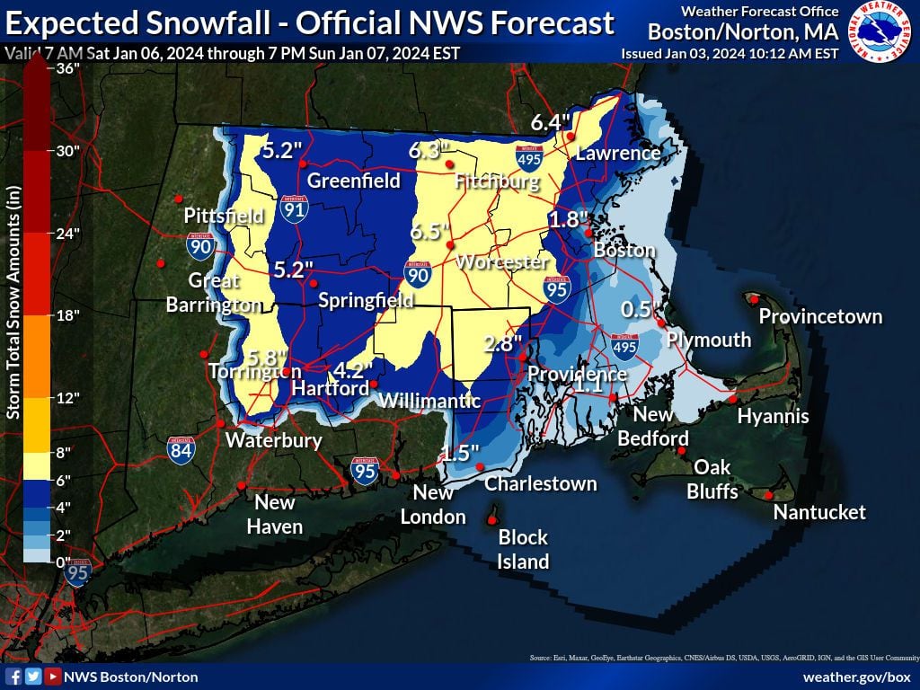these maps show how much snow southern new england could receive from first storm of season