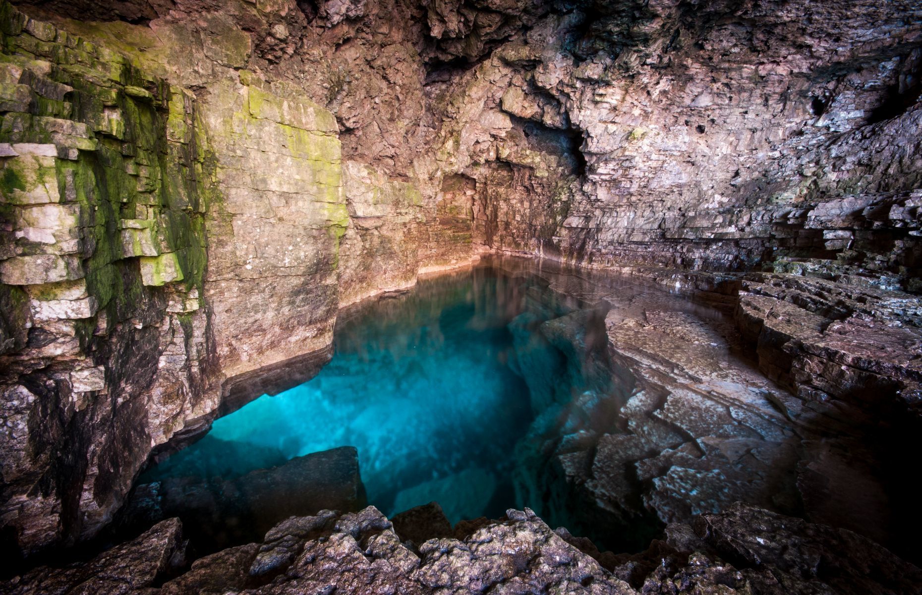 <p>With its tall cliffs and teal-blue waters, Bruce Peninsula National Park is unlike any other place in Ontario—or Canada, for that matter. One of the area’s most popular attractions is <a href="https://www.brucepeninsula.org/the-grotto" rel="noreferrer noopener">The Grotto</a>, a large sea cave on the Georgian Bay shoreline. The half-hour or so hike to the hidden spot is a treat in itself.</p>