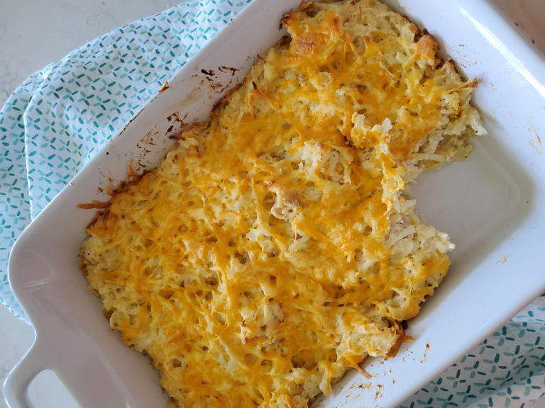 Copycat Cracker Barrel Hashbrown Casserole Recipe