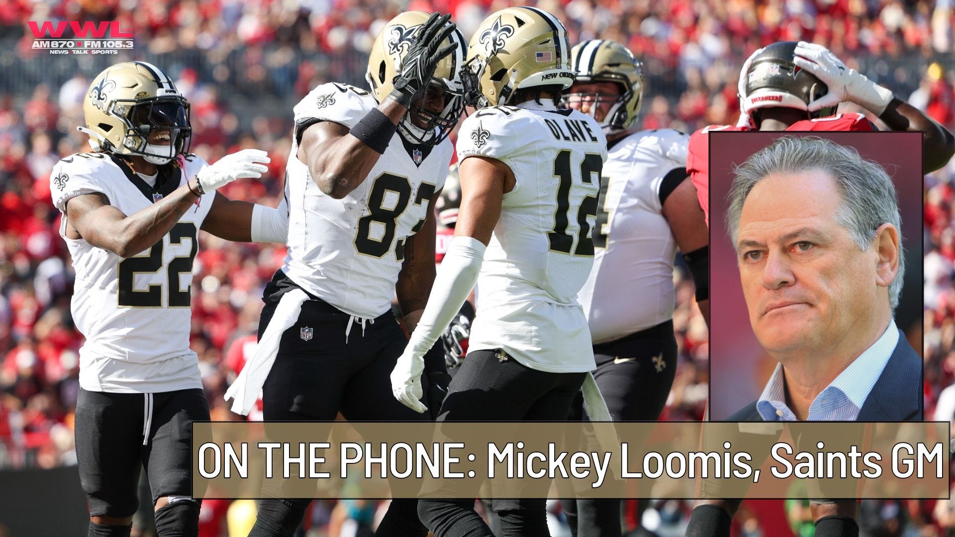 Listen: Mickey Loomis On Saints 'smashing Bucs In The Mouth,' Derek ...