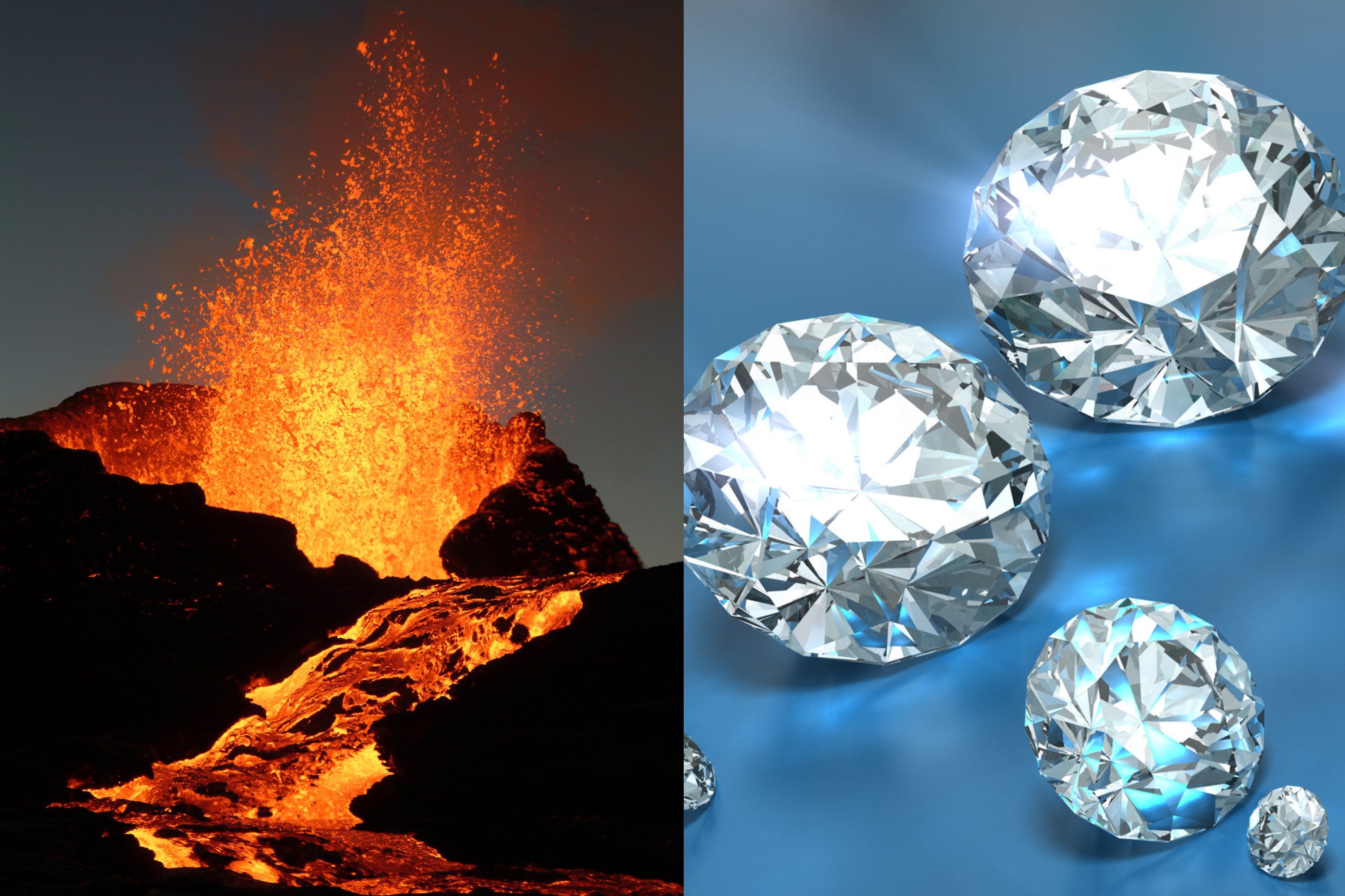 Major explosion causes 'fountains of diamonds' to erupt from Earth's crust