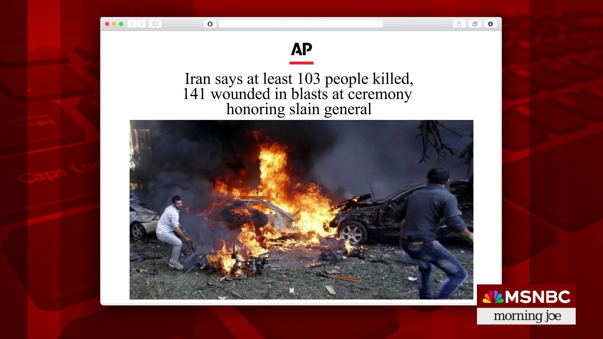 Over 100 Killed In Iran From Blasts At Ceremony Honoring Slain General ...