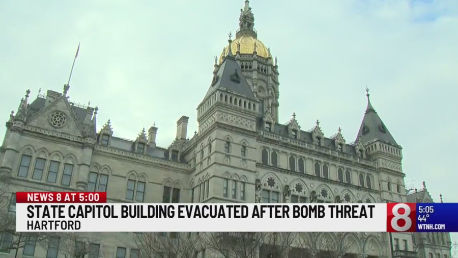 Connecticut State Capitol Evacuated After Bomb Threat