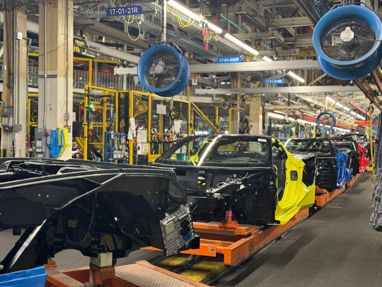 Tours will be suspended at the GM Bowling Green Assembly Corvette Plant starting Feb. 5.