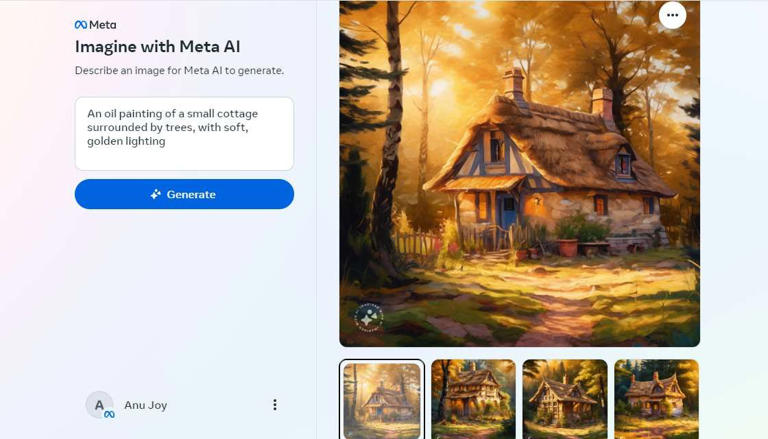 Instagram Reels: How to create realistic AI images with Meta AI