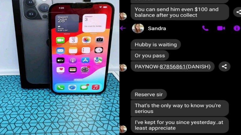 iPhone for only S$500 on Facebook, man gets scammed