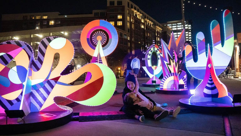 South End shines brightly with return of interactive light display