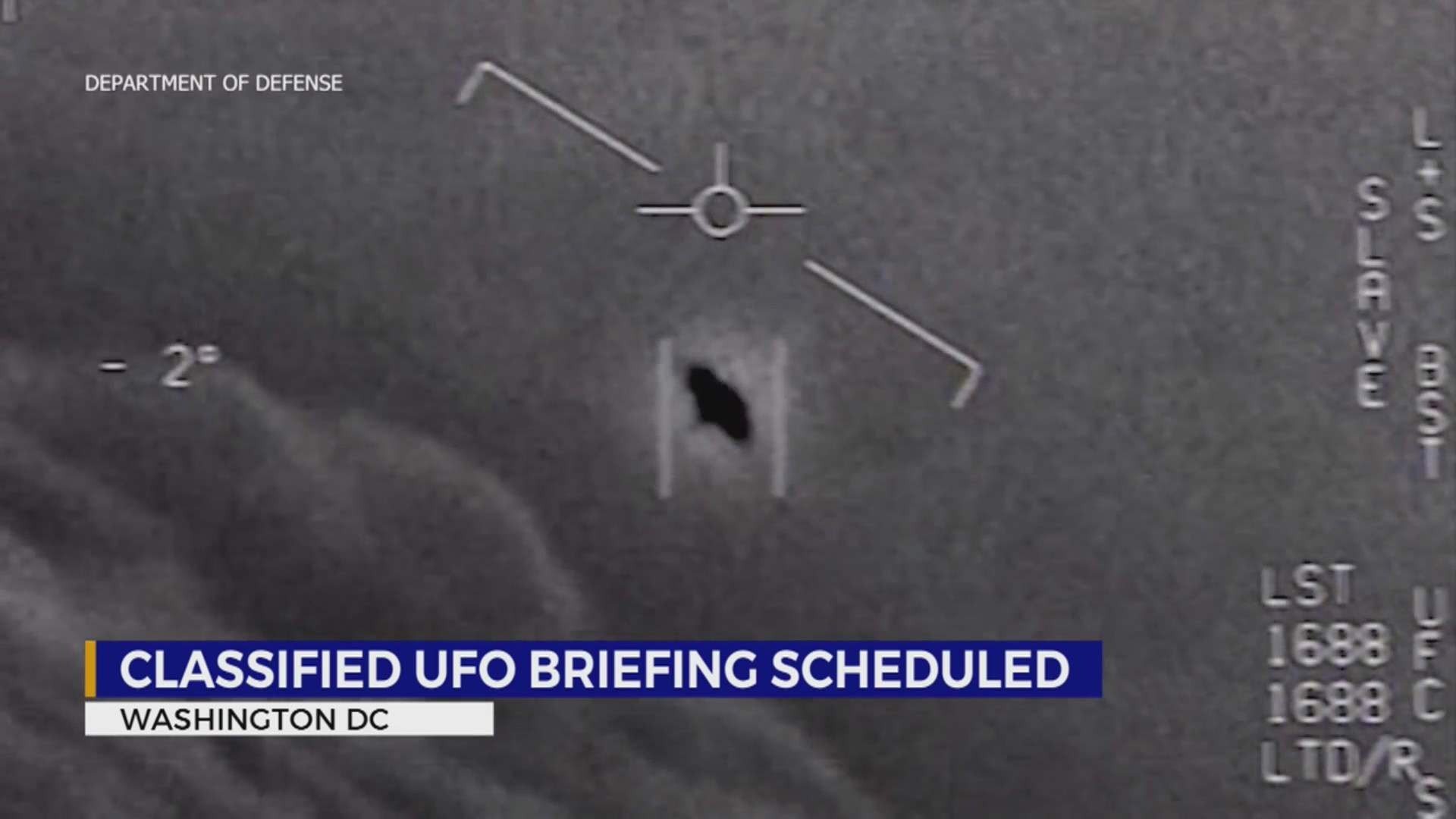 Classified UFO briefing scheduled