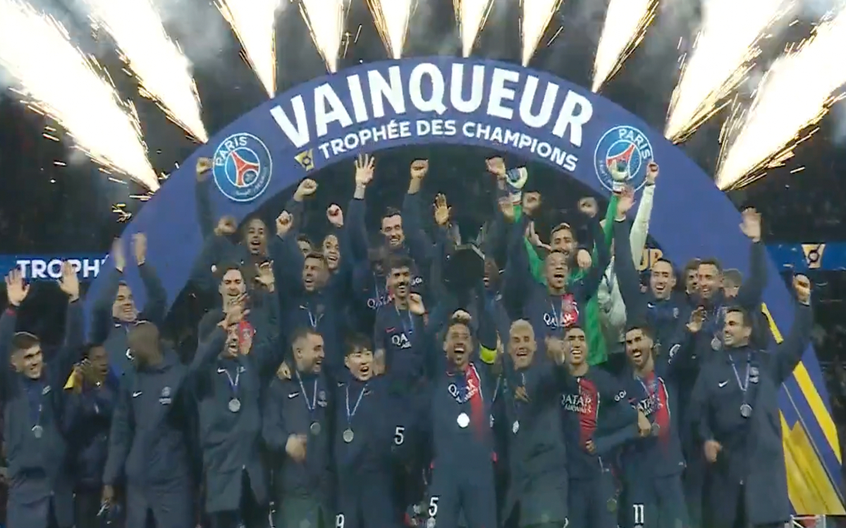 Conquista Paris Saint-Germain La Supercopa De Francia | Video