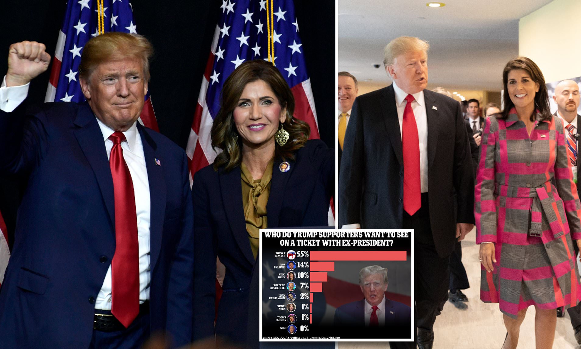 Potential Trump Running Mate Kristi Noem Slams Nikki Haley As Poll ...