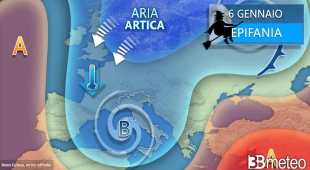 Meteo, Il Ciclone Della Befana Porta Pioggia E Neve Nel Weekend. Poi ...