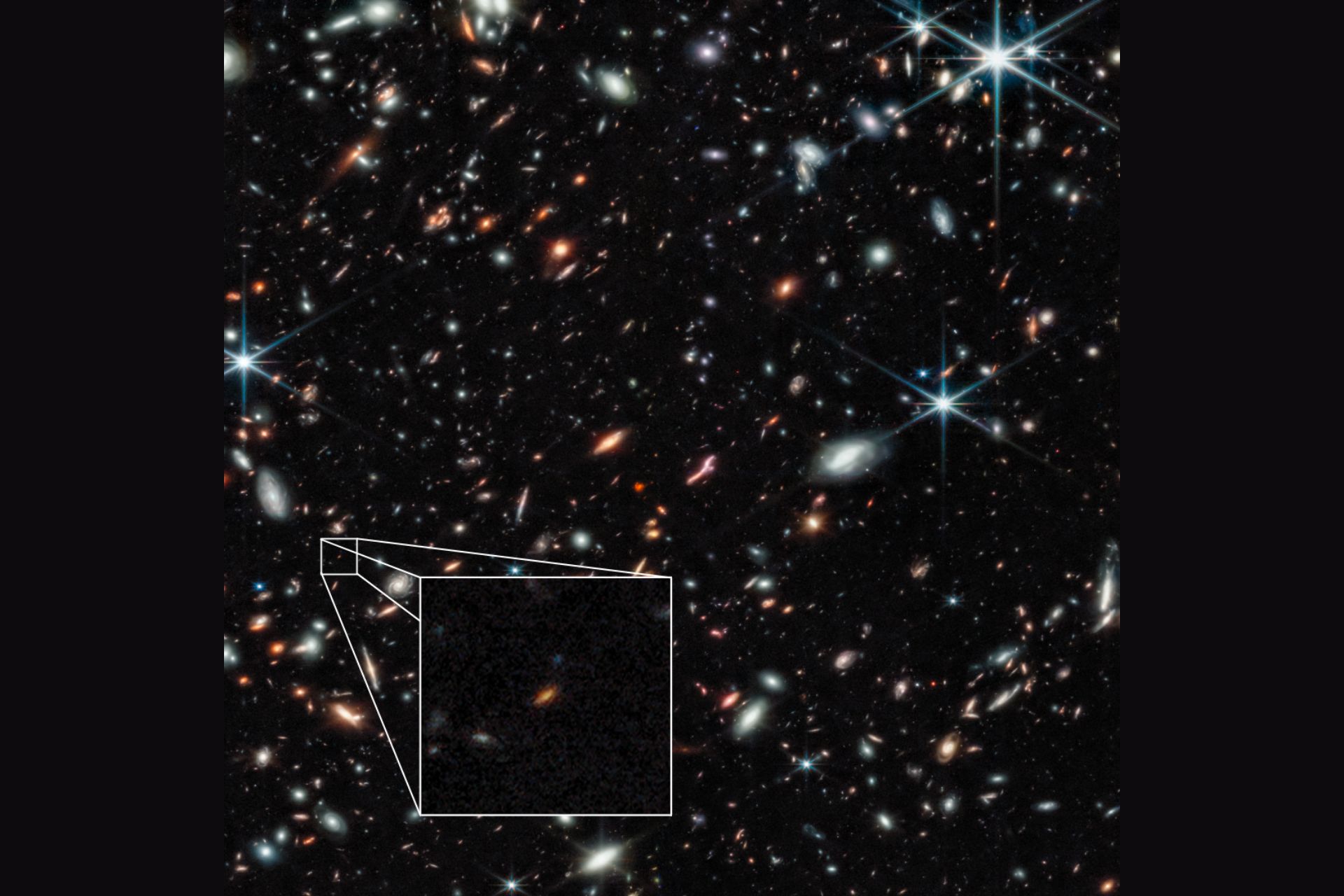 Zes enorme sterrenstelsels