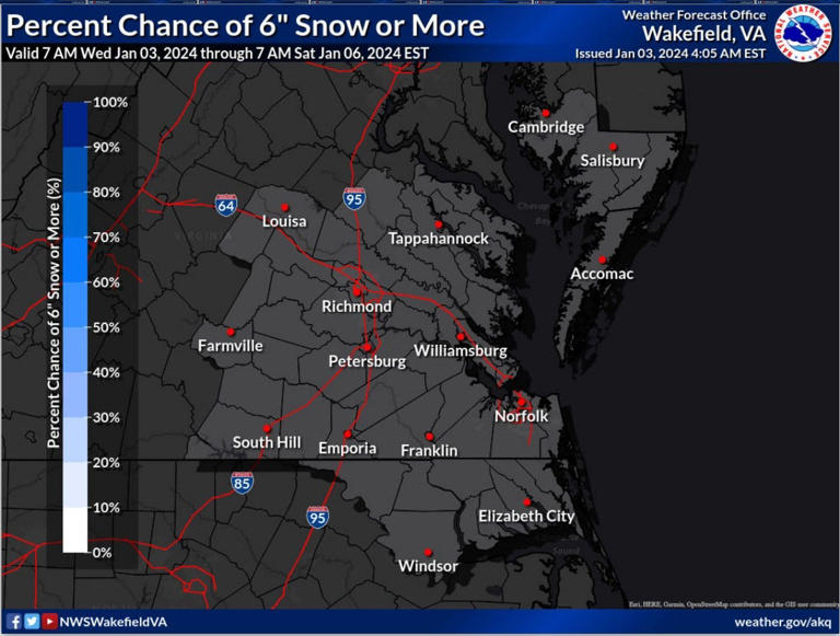 Snow on Delmarva? Maybe not, but brace for a wet, windy burst of winter ...