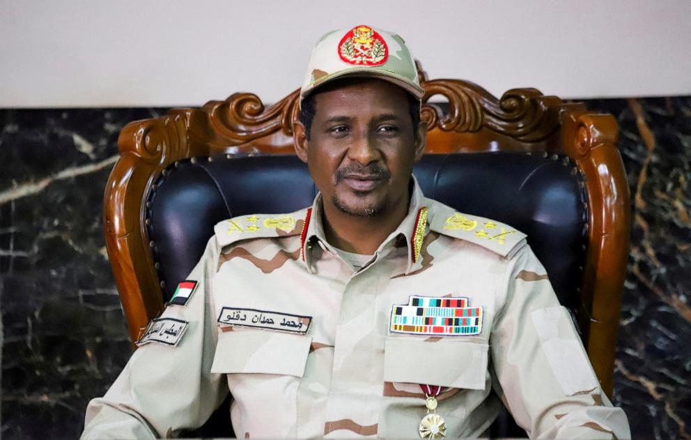 sudan's rsf chief says he's open to cease-fire talks, as conflict grinds on