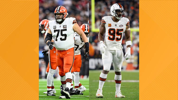 Cleveland Browns' Joel Bitonio and Myles Garrett honored by local PFWA