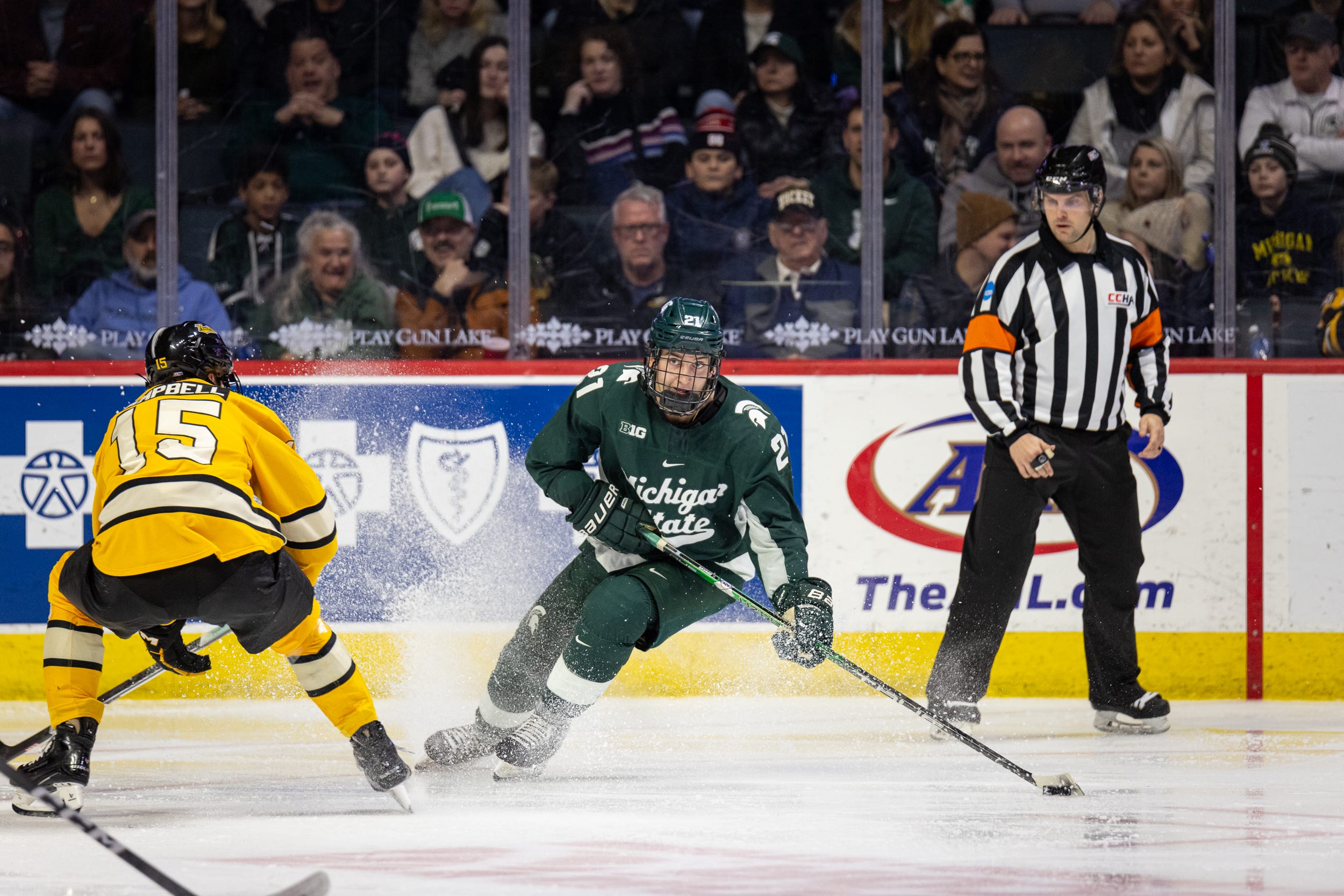 Michigan State hockey handles U.S. development team in 5-2 exhibition win