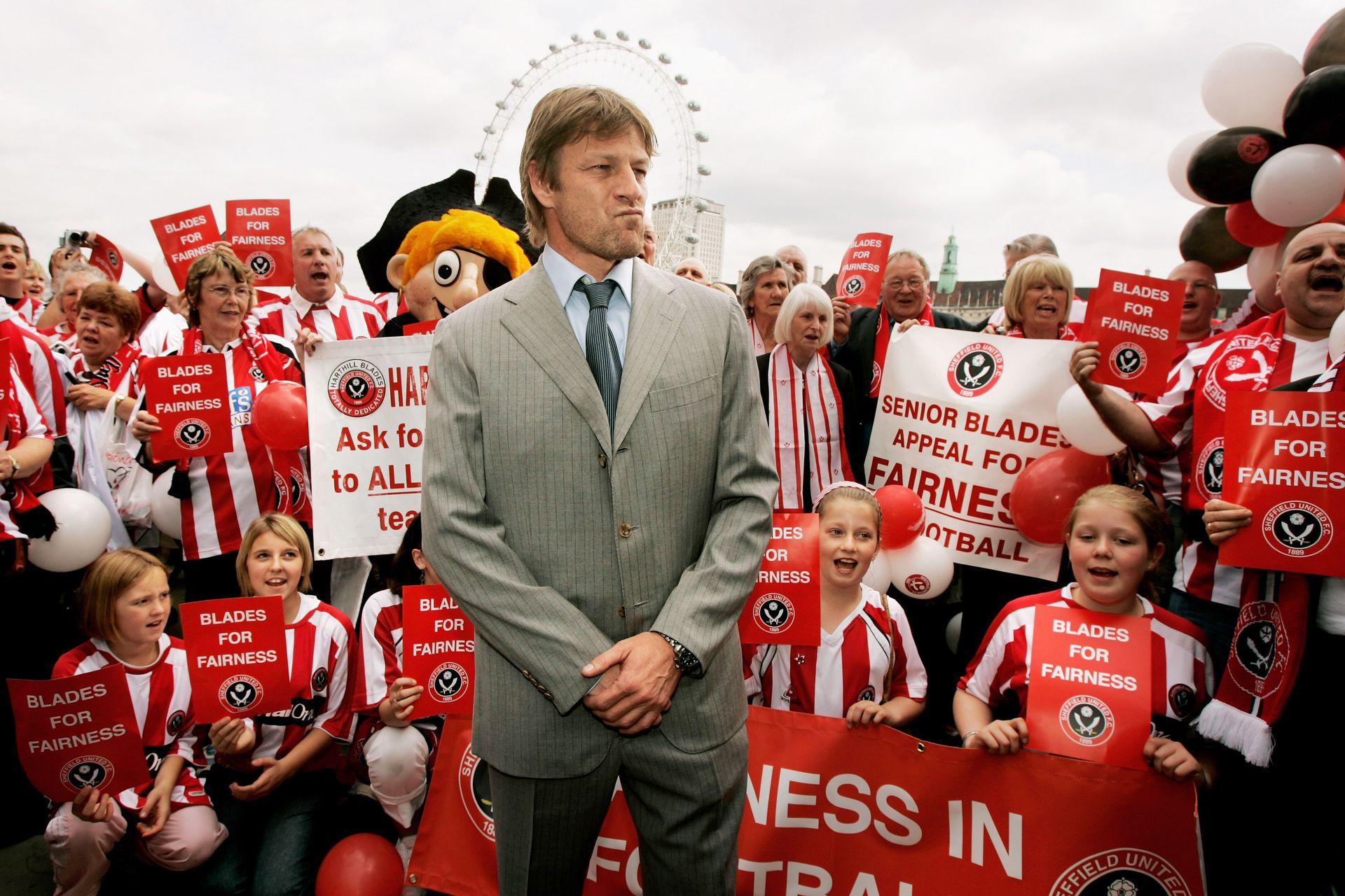 <p>                     Sean Bean played the role of a Sheffield United footballer in the 1996 film <em>When Saturday Comes </em>and the Hollywood actor is a big Blades fan in real life.                   </p>                                      <p>                     A regular at Bramall Lane over the years, the Lord of the Rings and Game of Thrones star managed a Sheffield United Legends' side versus Fulham All Stars in 2016 and also took part in a protest against the Blades' relegation in 2007, amid their dispute with West Ham over the legality of fielding Carlos Tevez.                   </p>