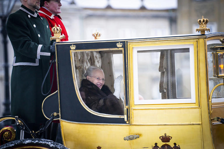 Queen Margrethe makes one last public appearance before stepping down ...