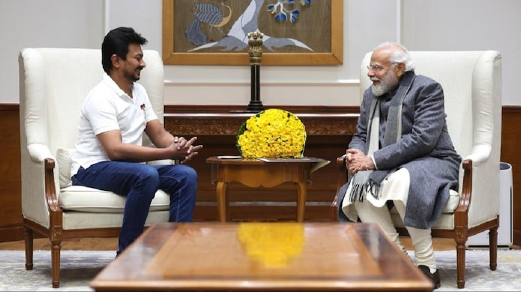 DMK's Udhayanidhi Stalin Meets PM Modi For First Time Since Sanatan Row ...