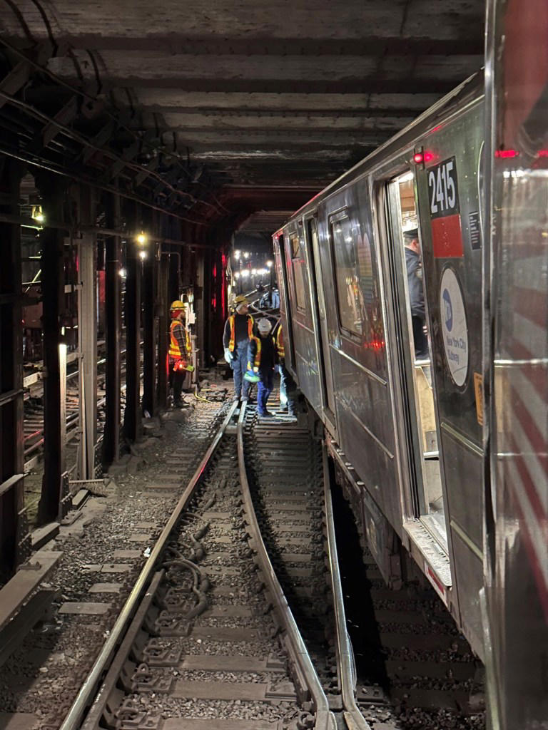 At least 24 injured after NYC subway trains collide, derail; service ...