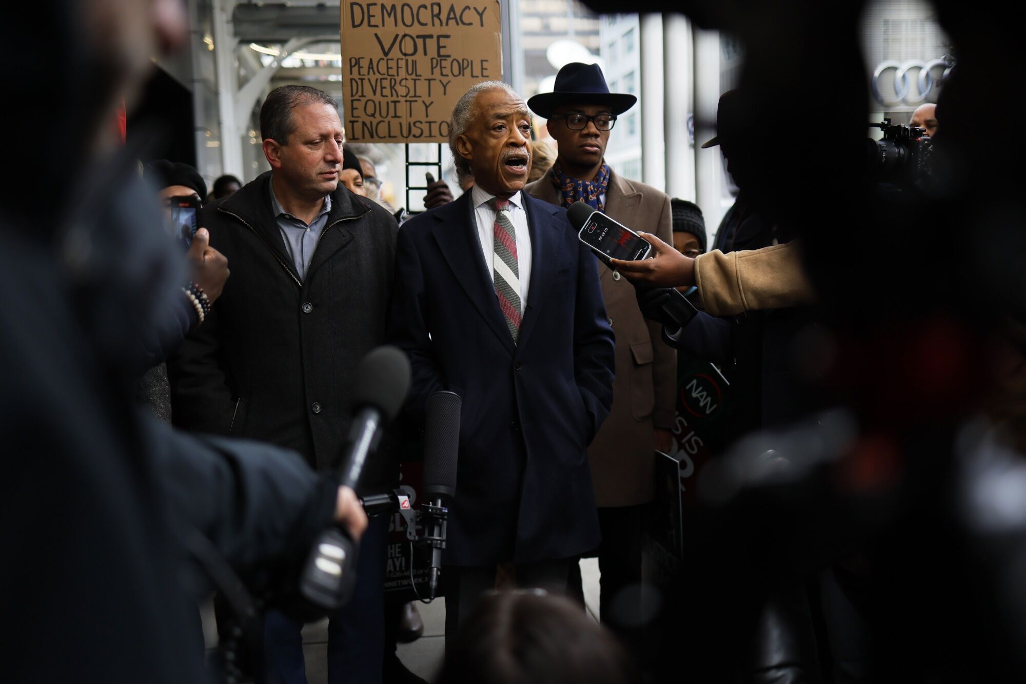 Bill Ackman’s Office Picketed By Civil Rights Leader Sharpton In Clash ...