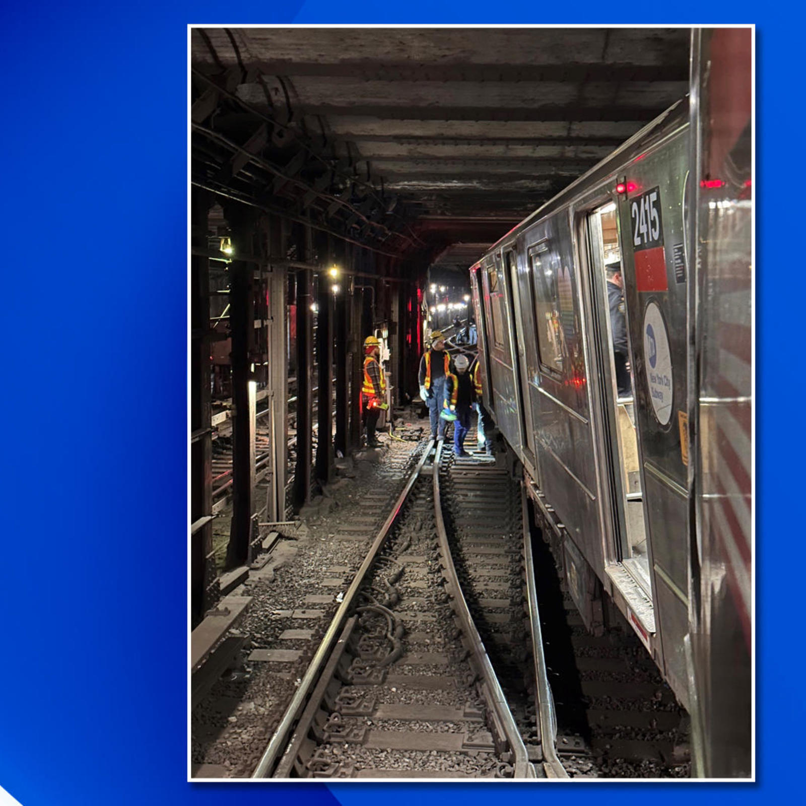 NYC Train Collision Causes Subway Derailment; 24 Injured