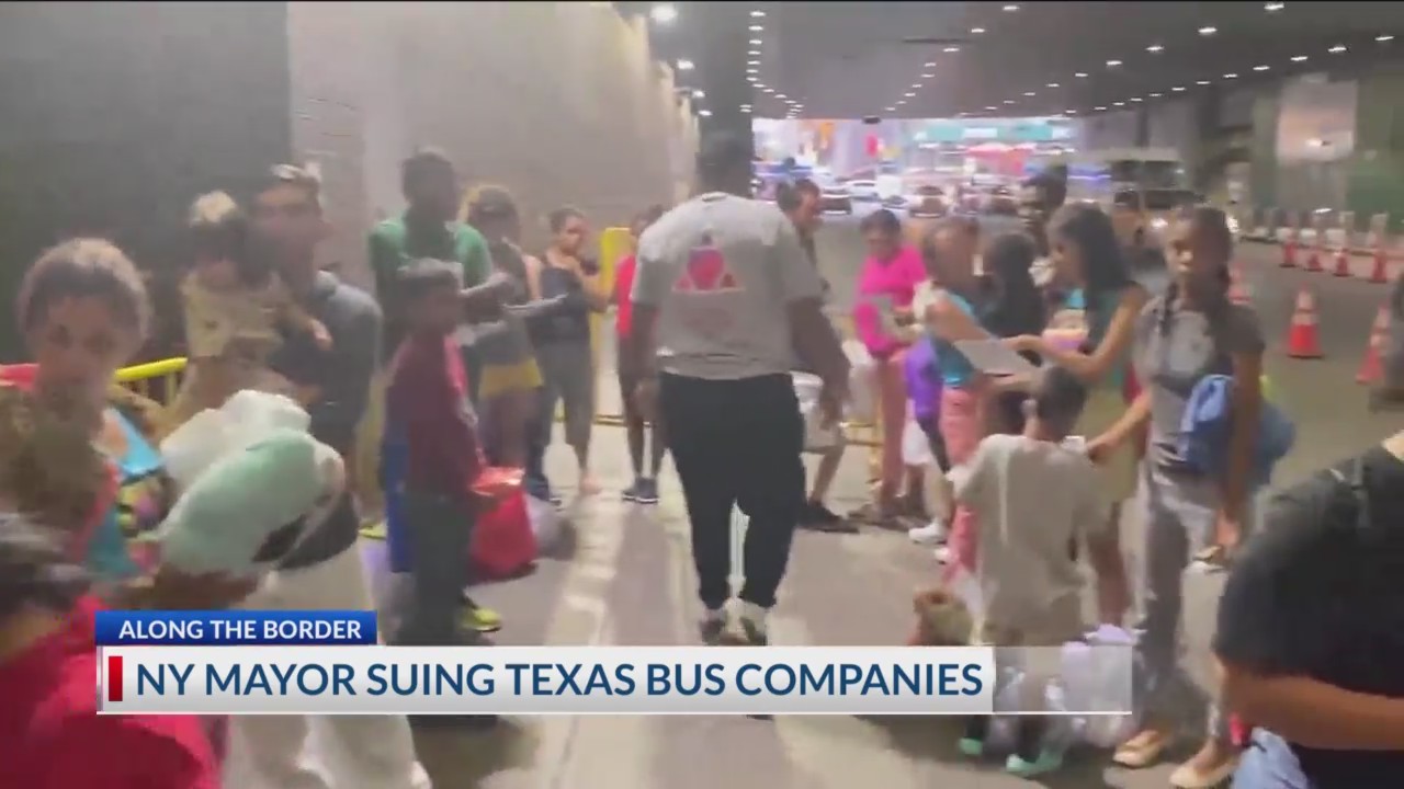 NYC Sues Bus Companies Bringing Migrants From Texas-Mexico Border