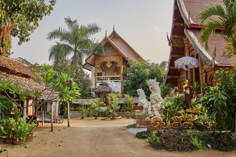 Temple Wat Mahawan, Chiang Mai, Thailand