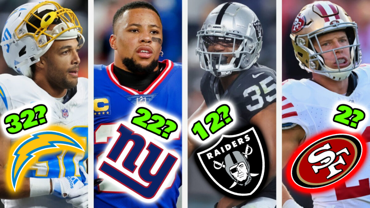 Ranking All 32 NFL Teams No. 1 Running Back From WORST To FIRST After ...