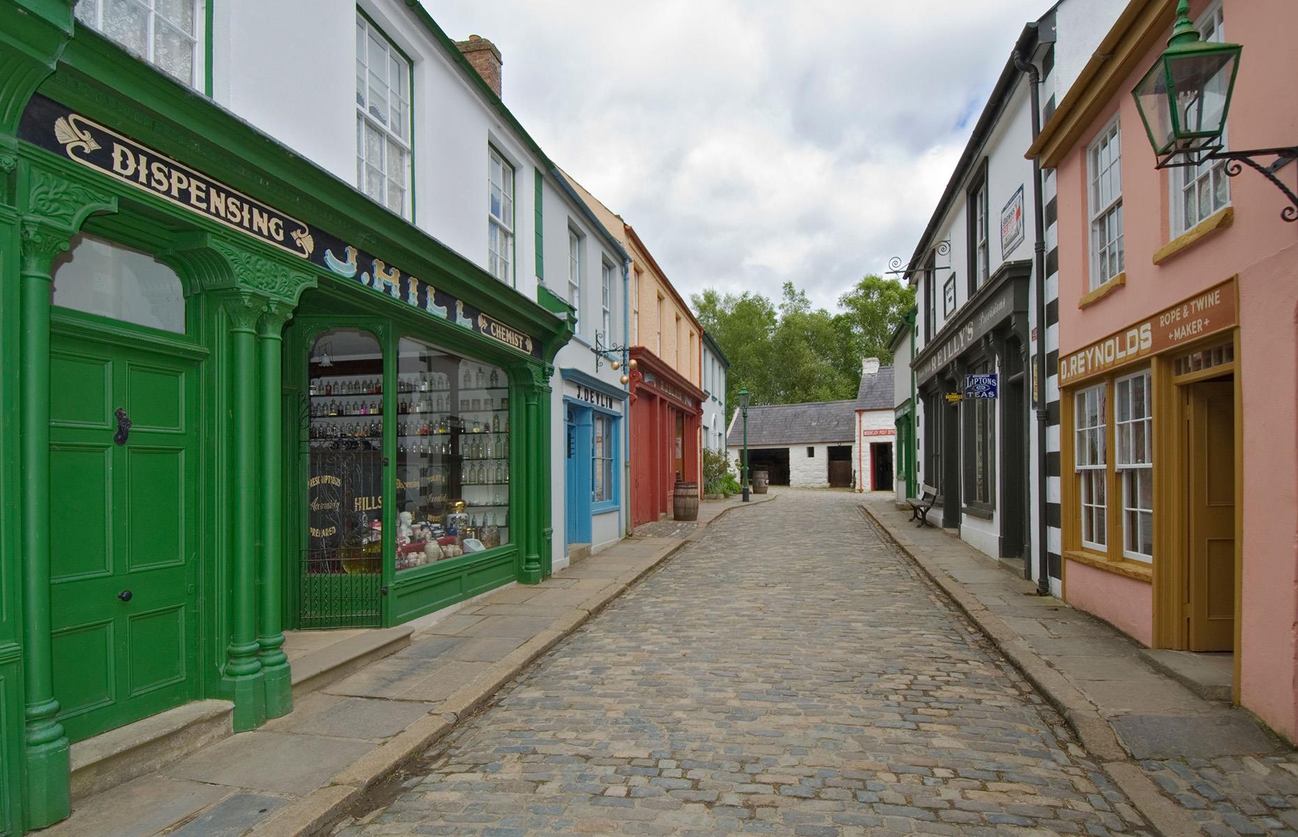 <p>Moving away from Belfast and into County Tyrone (around 1 hour 20 from Belfast by car), you’ll find another activity that’s perfect for the whole family – the <a href="https://www.ulsteramericanfolkpark.org/">Ulster American Folk Park</a>. Popular with international tourists as well as locals, this living history museum recreates rural Irish life in the 18<sup>th</sup> century and charts the Irish immigrant’s journey from County Tyrone across the Atlantic to the American frontier.</p>  <p>Throughout the museum’s collection of authentic 18<sup>th</sup> and 19<sup>th</sup> century buildings, costumed interpreters perform daily chores and regale guests with stories from the past.</p>