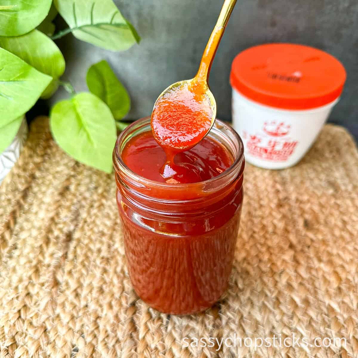 Homemade 2 Ingredient BBQ Sauce (Easiest Recipe)