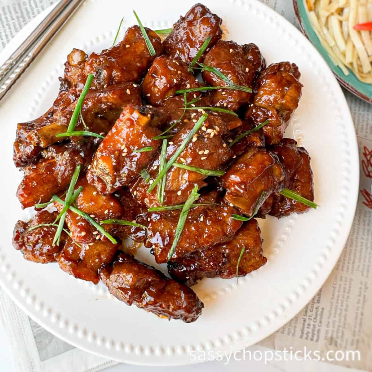 The Easiest Peking Spare Ribs (京都排骨): Peking-Style