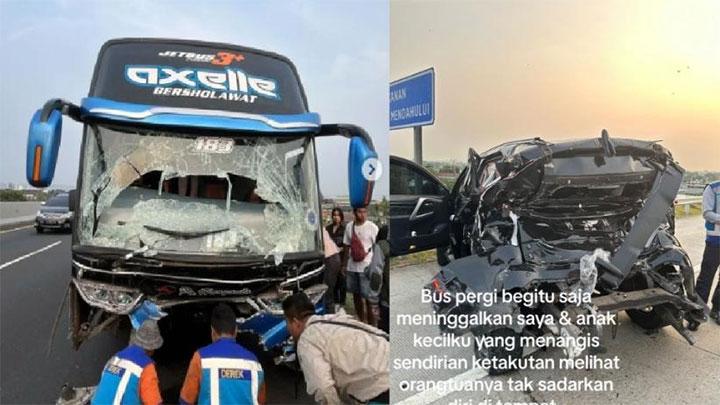 Diduga Kabur Usai Tabrak Pajero Sport, Bus PO Haryanto Buka Suara