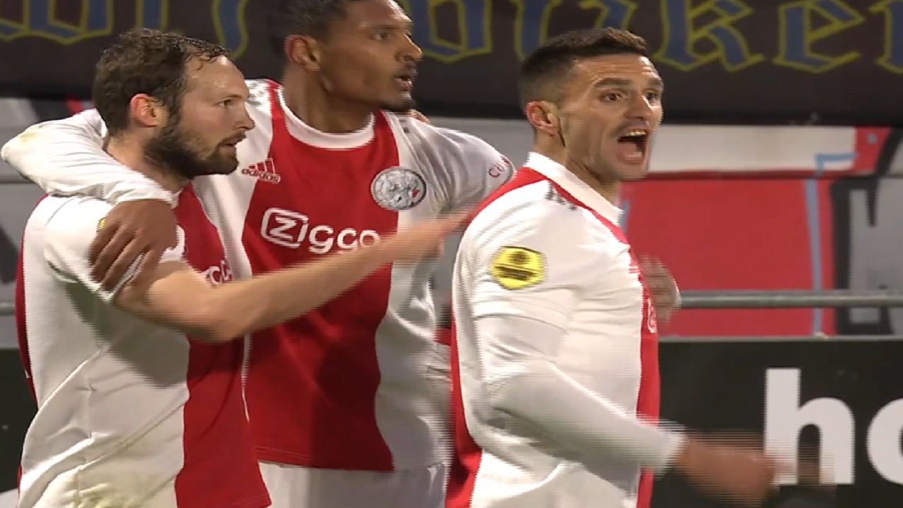 Dutch Eredivisie Soccer League Quick Highlights - AFC Ajax Vs RKC Waalwijk