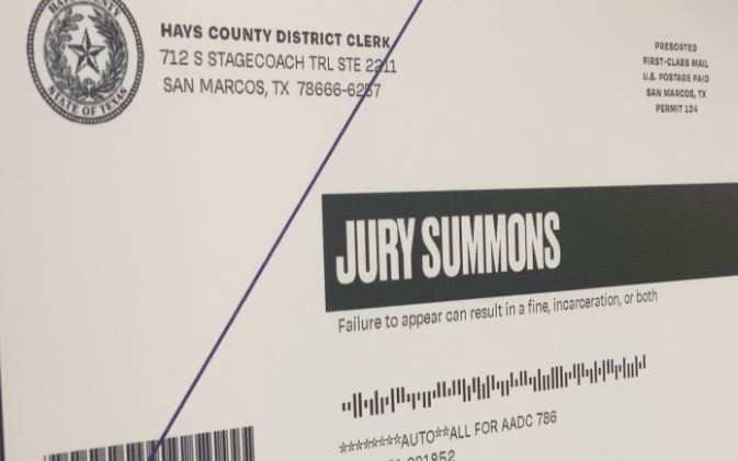 Hays County District Clerk held in contempt over jury summons error
