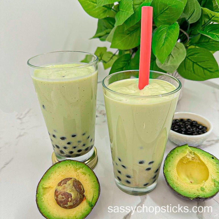 Avocado Smoothie With Boba Recipe