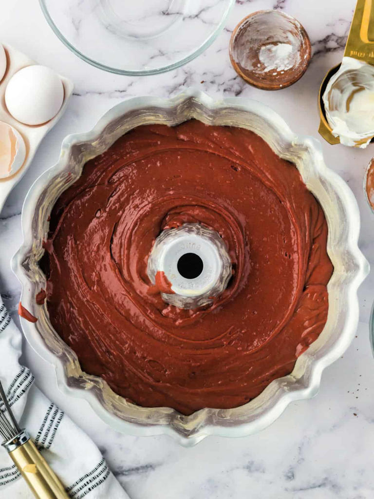 Moist Red Velvet Bundt Cake Recipe From Scratch