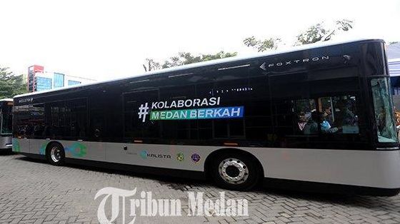 Kota Medan Kini Punya Bus Listrik Gratis, Catat Nih Jadwal Dan Rutenya