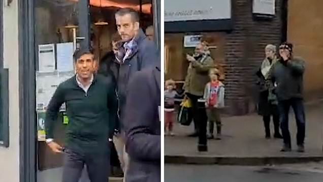 'Get Out Sunak!' Prime Minister Booed As He Leaves Greater Manchester Café