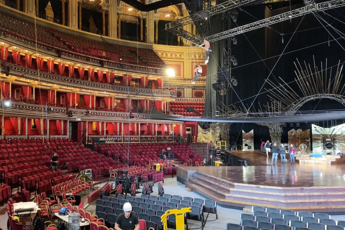 WATCH: Cirque Du Soleil Prepare For 2024 Royal Albert Hall Stint ...